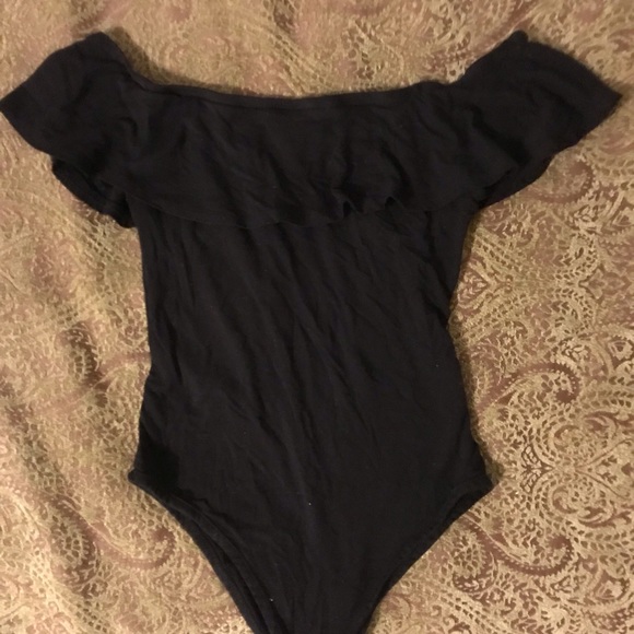 Black off the shoulder body suit! - Picture 1 of 2